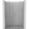 Mexen Velar Duo portas de duche deslizantes 140 cm, transparente, cromado - 871-140-000-02-01