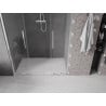 Mexen Velar Duo drzwi prysznicowe rozsuwane 150 cm, transparent, chrom - 871-150-000-02-01
