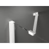 Mexen Velar Duo lükanduste dušš 160 cm, läbipaistev, valge - 871-160-000-02-20