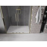 Mexen Velar Duo drzwi prysznicowe rozsuwane 160 cm, transparent, złote - 871-160-000-02-50