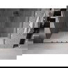 Mexen Velar Duo Schiebetür für Dusche 140 cm, transparent, gebürstetes Gun Gray - 871-140-000-02-66