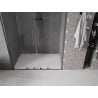 Mexen Velar Duo drzwi prysznicowe rozsuwane 150 cm, transparent, gun gray szczotkowany - 871-150-000-02-66