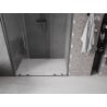 Mexen Velar Duo sliding shower doors 150 cm, transparent, brushed gun gray - 871-150-000-02-66