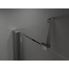 Mexen Velar Duo drzwi prysznicowe rozsuwane 150 cm, transparent, gun gray szczotkowany - 871-150-000-02-66