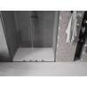 Mexen Velar Duo drzwi prysznicowe rozsuwane 160 cm, transparent, gun gray szczotkowany - 871-160-000-02-66