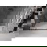 Mexen Velar Duo Schiebetüren 160 cm, transparent, gebürstetes Gun Gray - 871-160-000-02-66