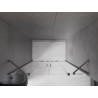 Mexen Velar Duo drzwi prysznicowe rozsuwane 160 cm, transparent, gun gray szczotkowany - 871-160-000-02-66