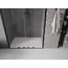 Mexen Velar Duo porte de douche coulissante 150 cm, transparent, noir - 871-150-000-02-70