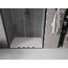 Mexen Velar Duo sliding shower doors 160 cm, transparent, black - 871-160-000-02-70