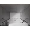 Mexen Velar Duo drzwi prysznicowe rozsuwane 200 cm, transparent, gun gray szczotkowany - 871-200-000-02-66