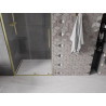 Mexen Velar drzwi prysznicowe rozsuwane 110 cm, transparent, złote szczotkowane - 871-110-000-01-55