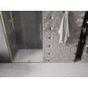 Mexen Velar porta doccia scorrevole 120 cm, trasparente, oro spazzolato - 871-120-000-01-55