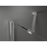 Mexen Velar Duo klizni tuš kabina 90 x 90 cm, prozirna, kromirana - 871-090-090-02-01