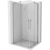 Mexen Velar Duo klizna pregrada za tuš klizna 90 x 80 cm, prozirna, krom - 871-090-080-02-01