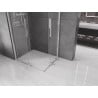 Mexen Velar Duo Schiebeduschkabine 100 x 90 cm, transparent, Chrom - 871-100-090-02-01
