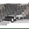Mexen Velar Duo Schiebeduschkabine 80 x 80 cm, transparent, weiß - 871-080-080-02-20