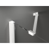 Mexen Velar Duo klizna tuš kabina 90 x 80 cm, prozirna, bijela - 871-090-080-02-20