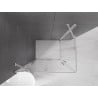Mexen Velar Duo cabine de douche coulissante 90 x 80 cm, transparent, chrome - 871-090-080-02-01