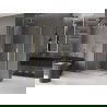 Mexen Velar Duo Schiebedusche 100 x 90 cm, transparent, gebürstetes Gold - 871-100-090-02-55