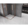 Mexen Velar Duo Schiebeduschkabine 90 x 90 cm, transparent, gebürstetes Kupfer - 871-090-090-02-65