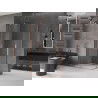 Mexen Velar Duo Duschkabine, Schiebetür 100 x 90 cm, transparent, gebürstetes Kupfer - 871-100-090-02-65