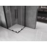 Mexen Velar Duo sliding shower enclosure 100 x 100 cm, transparent, black - 871-100-100-02-70