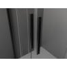 Mexen Velar Duo kabina prysznicowa rozsuwana 90 x 80 cm, transparent, czarna - 871-090-080-02-70