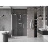 Mexen Velar Duo drzwi prysznicowe rozsuwane 140 cm, transparent, chrom - 871-140-000-02-01