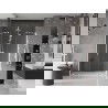 Mexen Velar Duo Schiebetür Dusche 140 cm, transparent, weiß - 871-140-000-02-20
