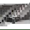 Mexen Velar Duo Schiebeduschentüren 150 cm, transparent, gold - 871-150-000-02-50