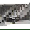 Mexen Velar Duo schuifdouchedeuren 140 cm, transparant, goud geborsteld - 871-140-000-02-55