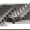Mexen Velar Duo schuifdouchedeuren 150 cm, transparant, geborsteld koper - 871-150-000-02-65