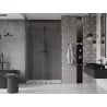 Mexen Velar Duo sliding shower doors 150 cm, transparent, brushed gun gray - 871-150-000-02-66