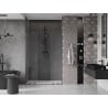 Mexen Velar Duo sliding shower doors 150 cm, transparent, brushed gun gray - 871-150-000-02-66
