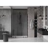 Mexen Velar Duo porte de douche coulissante 150 cm, transparent, noir - 871-150-000-02-70