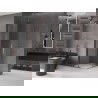Mexen Velar Duo schuif douchecabine 100 x 100 cm, transparant, roze goud - 871-100-100-02-60