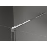 Mexen Velar drsna tuš kabina 110 x 75 cm, prozorna, kromirana - 871-110-075-01-01