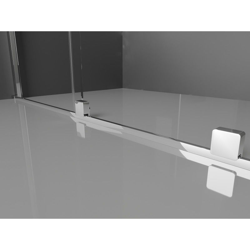 Mexen Velar Duschkabine Schiebetür 120 x 80 cm, transparent, Chrom - 871-120-080-01-01
