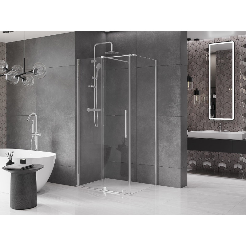 Mexen Velar klizna tuš kabina 120 x 85 cm, prozirna, krom - 871-120-085-01-01