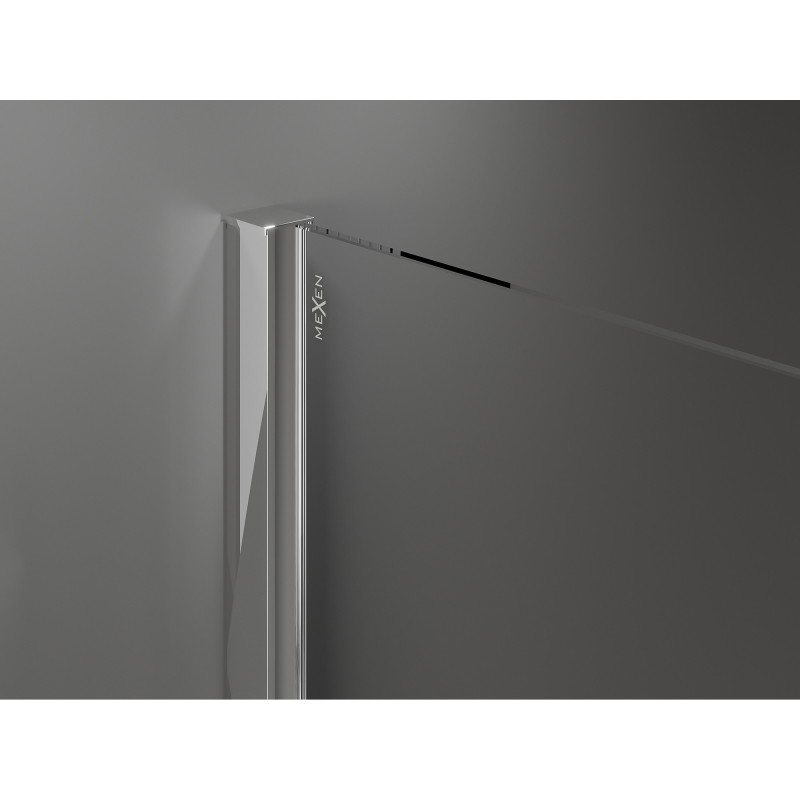 Mexen Velar sliding shower enclosure 140 x 90 cm, transparent, chrome - 871-140-090-01-01