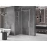 Mexen Velar extendable shower cubicle 130 x 75 cm, transparent, chrome - 871-130-075-01-01
