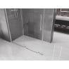 Mexen Velar cabine de douche coulissante 160 x 70 cm, transparent, chrome - 871-160-070-01-01
