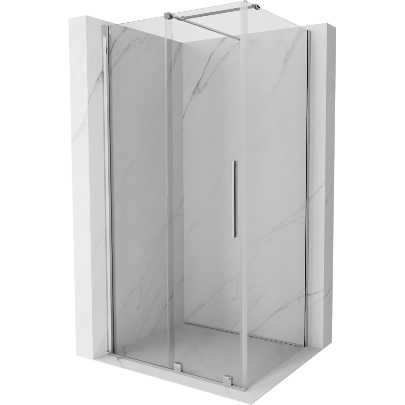 Mexen Velar kabina prysznicowa rozsuwana 100 x 85 cm, transparent, chrom - 871-100-085-01-01