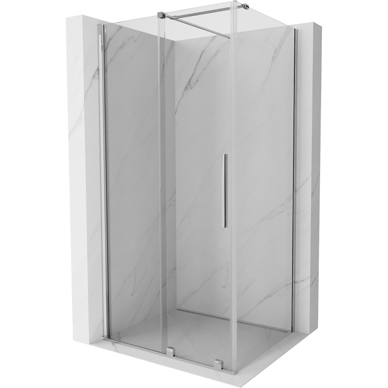 Mexen Velar klizna tuš kabina 120 x 85 cm, prozirna, krom - 871-120-085-01-01