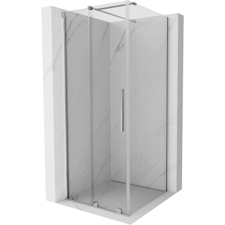 Mexen Velar kabina prysznicowa rozsuwana 90 x 90 cm, transparent, chrom - 871-090-090-01-01