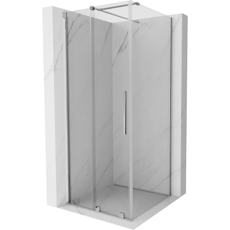 Mexen Velar Schiebeduschkabine 90 x 90 cm, transparent, Chrom - 871-090-090-01-01