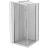 Mexen Velar sliding shower cabin 90 x 90 cm, transparent, chrome - 871-090-090-01-01