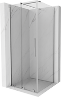 Mexen Velar cabina doccia scorrevole 90 x 90 cm, trasparente, cromo - 871-090-090-01-01