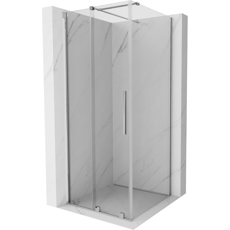 Mexen Velar kabina prysznicowa rozsuwana 110 x 110 cm, transparent, chrom - 871-110-110-01-01