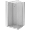Mexen Velar sliding shower cabin 120 x 85 cm, transparent, white - 871-120-085-01-20
